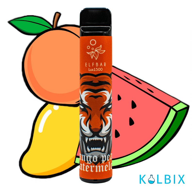 ELF BAR 1500 LUX MANGO PEACH WATERMELON (МАНГО ПЕРСИК АРБУЗ)