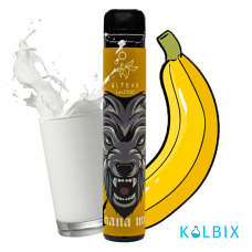 Одноразовый Pod Elf Bar Lux 1500 Disposable Device 850mAh 50 мг на 1500 затяжек со вкусом банана с молоком