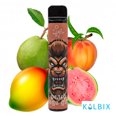 Одноразовый Pod Elf Bar Lux 1500 Disposable Device 850mAh 50 мг на 1500 затяжек со вкусом персика, манго и гуавы