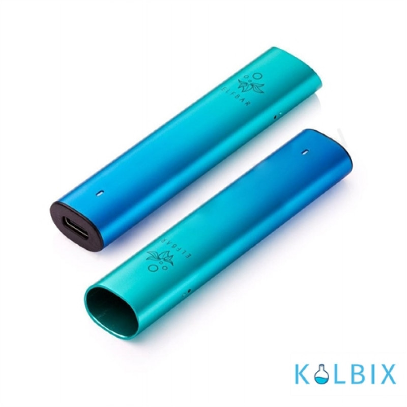POD-СИСТЕМА ELF BAR MATE 500 POD БЕЗ КАРТРИДЖУ В ЗЕЛЕНОМУ КВІТІ