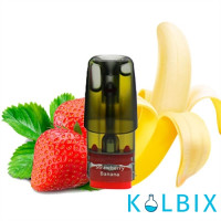 Заправленные картриджи для ELF BAR RF350 и MATE 500 2.0 Мл (1.2 Ом) со вкусом клубники и банана
