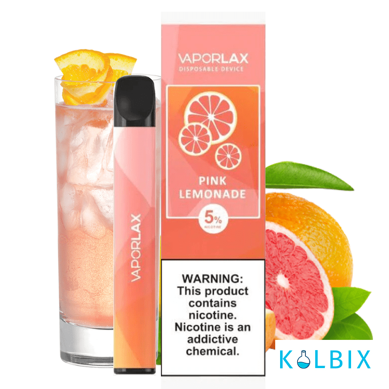 ОДНОРАЗОВАЯ POD-СИСТЕМА VAPORLAX - PINK LEMONADE ( ORIGINAL ) НА 800 ЗАТЯЖЕК СО ВКУСОМ ГРЕЙПФРУТОВОГО ЛИМОНАДА