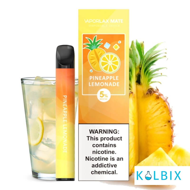 ОДНОРАЗОВАЯ POD-СИСТЕМА VAPORLAX - PINEAPPLE LEMONADE ( ORIGINAL ) НА 800 ЗАТЯЖЕК СО ВКУСОМ ЛИМОНАДА С АНАНАСА