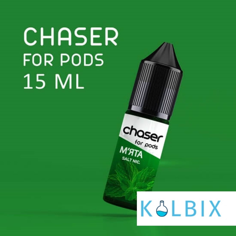 ЖИДКОСТЬ Chaser ForPods 15 мл, 20 мг НА СОЛЕВОМ НИКОТИНЕ со вкусом Мяты
