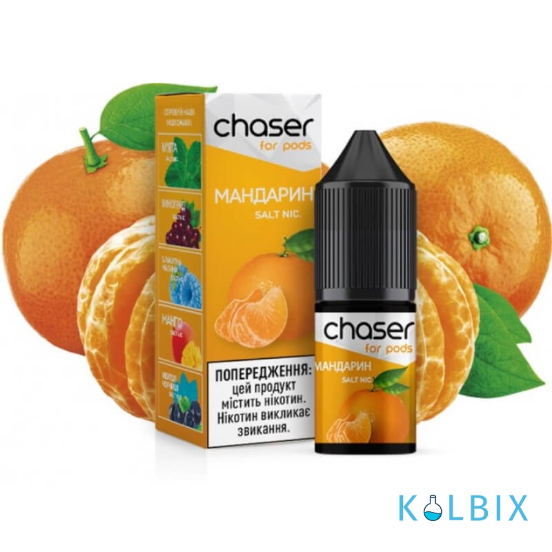 ЖИДКОСТЬ Chaser ForPods 15 мл, 30 мг НА СОЛЕВОМ НИКОТИНЕ со вкусом Мандарина