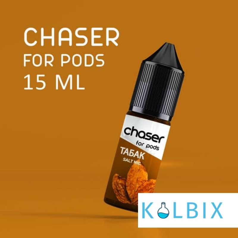 РІДИНА Chaser ForPods 15 мл, 30 мг НА СОЛЬОВОМУ НІКОТИНІ зі смаком Тютюн