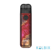 Pod-система Smok Novo 4 Mini Pod Kit у кольорі "Red Stabilizing Wood"