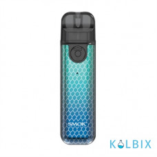 Pod-система Smok Novo 4 Mini Pod Kit в расцветке "сине-зелёная кобра"