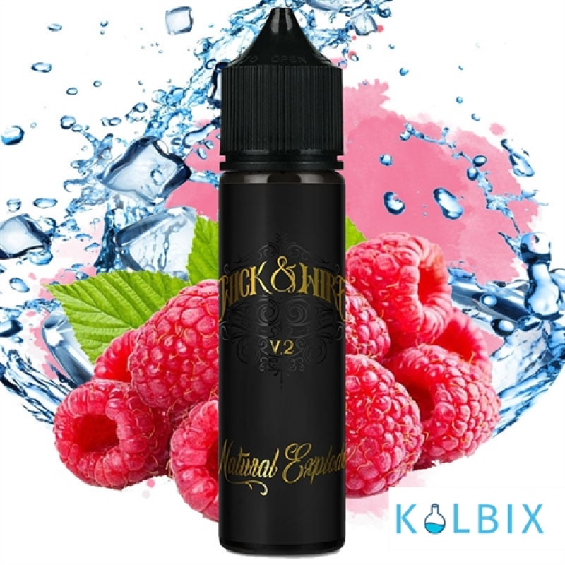 Жидкость Wick&Wire V2 60 мл на органическом никотине 3 мг со вкусом малины с холодком