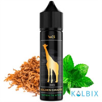 Рідина WES Golden Giraffe 60 мл НА ОРГАНІЧНОМУ НІКОТИНІ 9 мг зі смаком тютюну з м'ятою