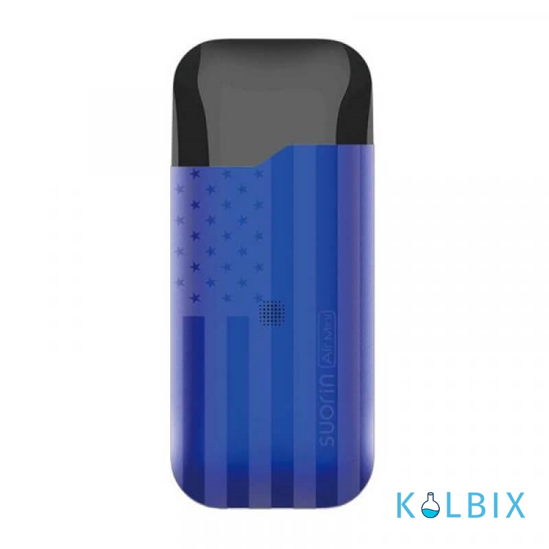 Компактна Pod-система Suorin Air Mini Kit на 430 мАч у забарвленні синього прапора США