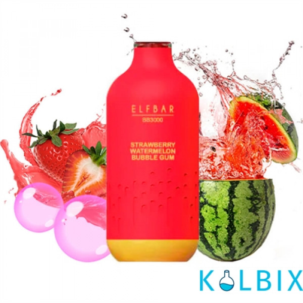 ELF BAR BB3000 WATERMELON BUBBLE GUM (КАВУН БАБЛ ГАМ)