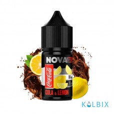 РІДИНА Nova Salt 30 мл НА СОЛЬОВОМУ НІКОТИНІ 30 мг зі смаком коли з лимоном