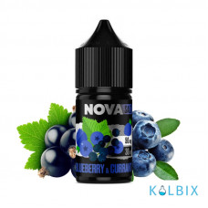 РІДИНА Nova Salt 30 мл НА СОЛЬОВОМУ НІКОТИНІ 30 мг зі смаком чорниці та смородини