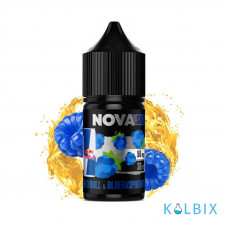 РІДИНА Nova Salt 30 мл НА СОЛЬОВОМУ НІКОТИНІ 65 мг зі смаком енергетика та блакитної малини