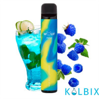 Одноразовый Pod WOUF 1500 850mAh 5% на 1500 затяжек со вкусом лимонада с голубой малиной