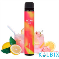 Одноразовый Pod WOUF 1500 850mAh 5% на 1500 затяжек со вкусом розового лимонада