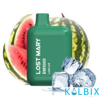 Одноразовый Pod Lost Mary BM5000 650 мАч 5% на 5000 затяжек со вкусом арбуза со льдом