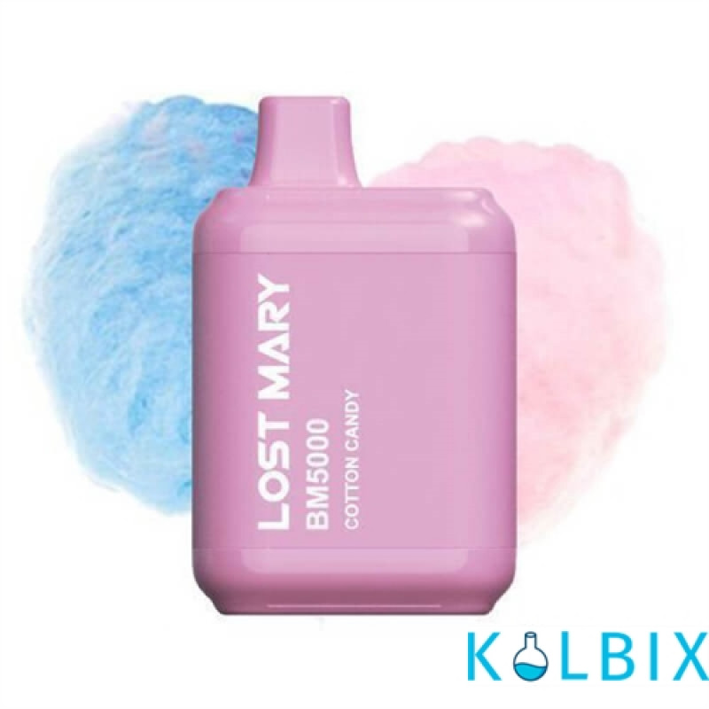 Одноразовый Pod Lost Mary BM5000 650 мАч 5% на 5000 затяжек со вкусом сахарной ваты