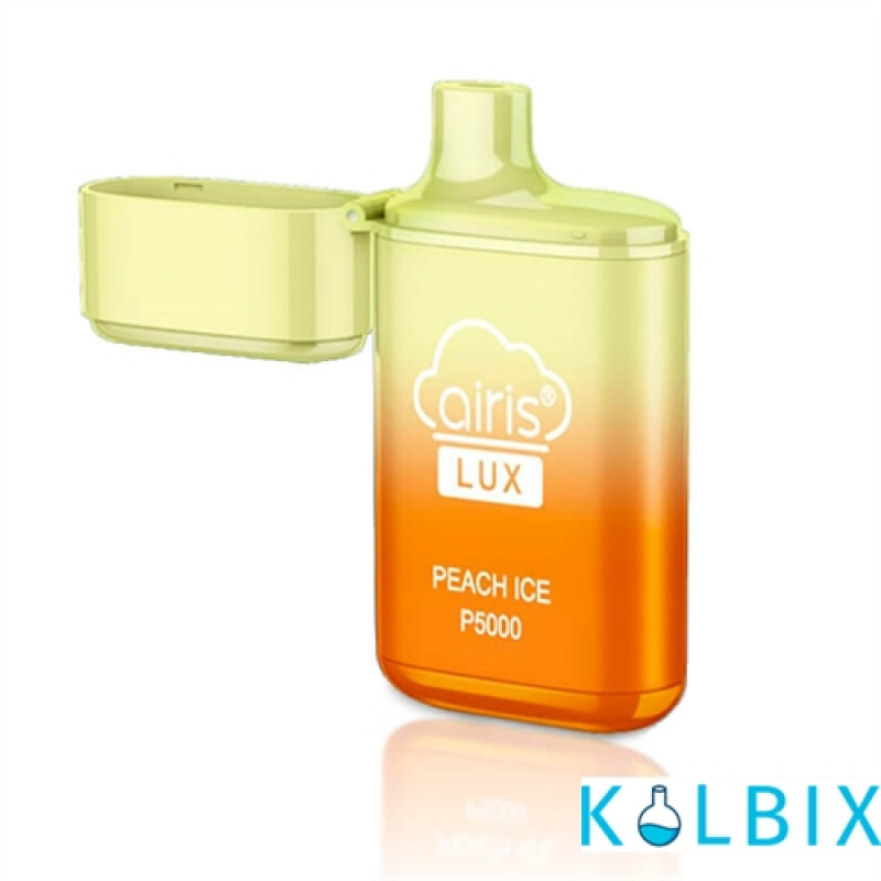 Одноразовый Pod Airis Lux P5000 650 мАч 5% на 5000 затяжек со вкусом персика с холодком