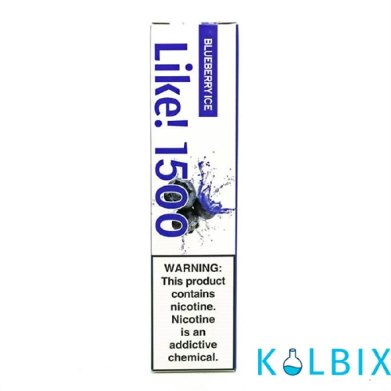 Одноразовая Pod система Joyetech Like! 1500 50 мг 1100 мАч на 1500 затяжек со вкусом черники с холодком