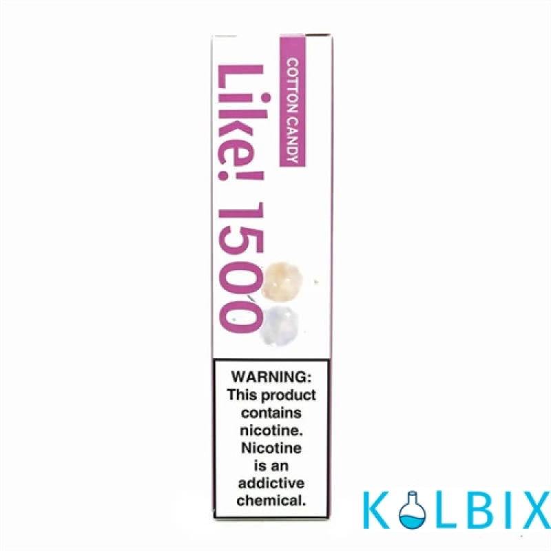 Одноразовая Pod система Joyetech Like! 1500 50 мг 1100 мАч на 1500 затяжек со вкусом сахарной ваты