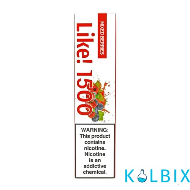 Одноразовая Pod система Joyetech Like! 1500 50 мг 1100 мАч на 1500 затяжек со вкусом клубники, черники и малины