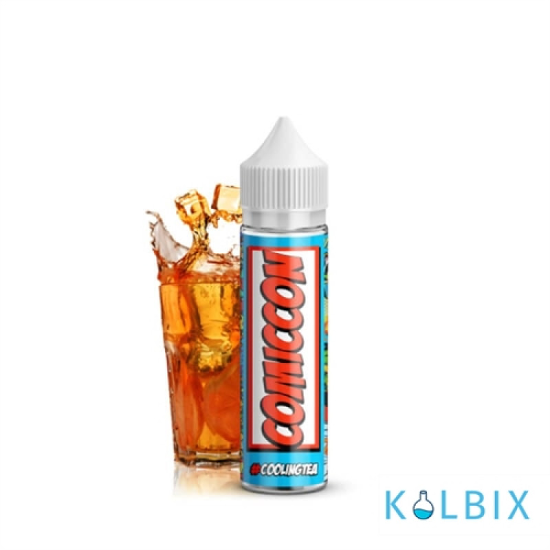 Жидкость Comiccon - Cooling Tea 60 мл 4 мг НА ОРГАНИЧЕСКОМ НИКОТИНЕ СО ВКУСОМ охлаждающего чая