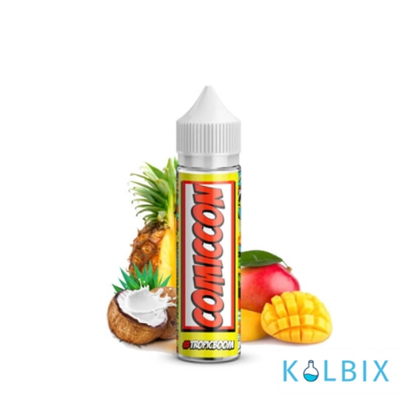 Жидкость Comiccon - Tropic Boom 60 мл 2 мг НА ОРГАНИЧЕСКОМ НИКОТИНЕ СО ВКУСОМ тропических фруктов