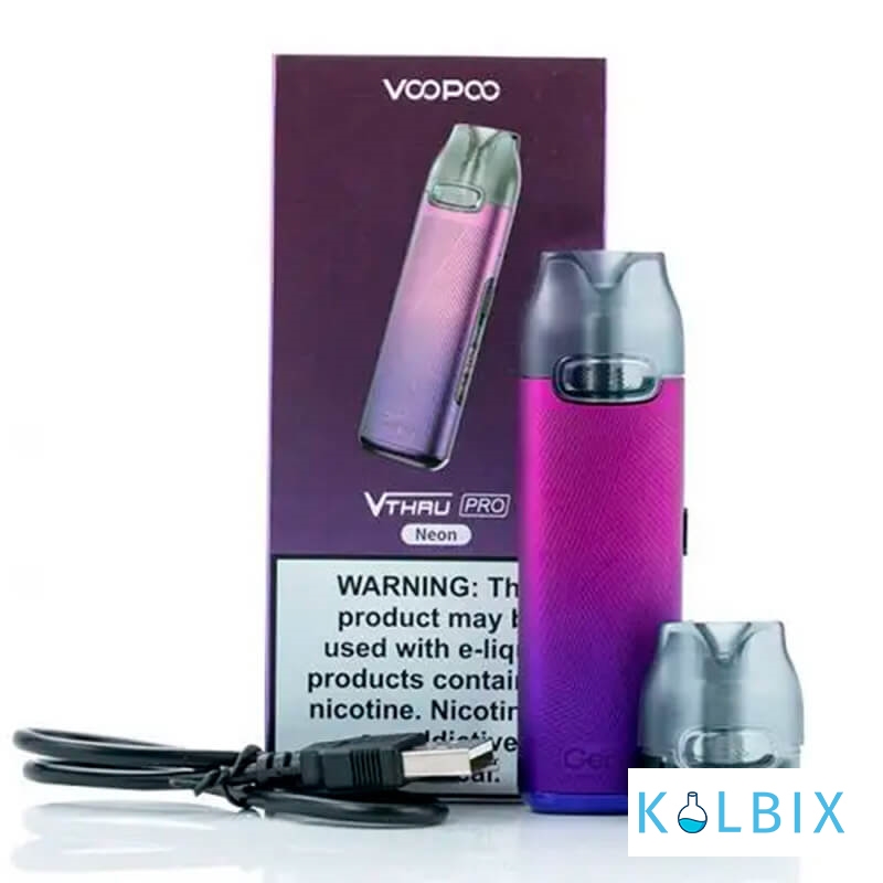 Стартовый набор VooPoo V.Thru PRO Pod Kit в неоновом цвете