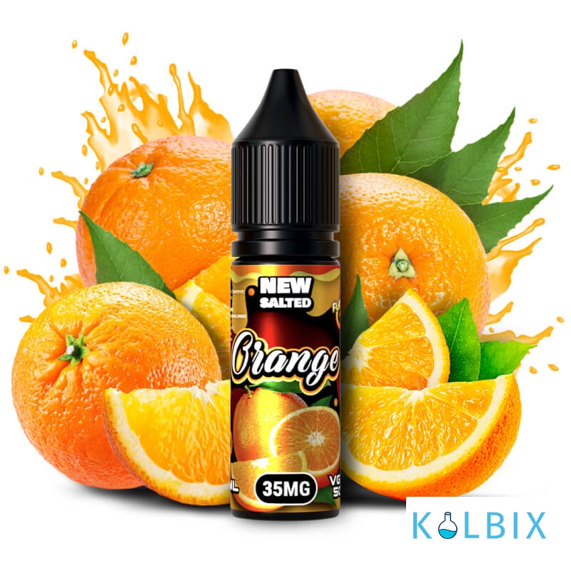 РІДИНА Flamingo New Salted 15 мл НА СОЛЬОВОМУ НІКОТИНІ 35 мг зі смаком сицилійського апельсина