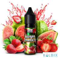 ЖИДКОСТЬ Flamingo New Salted 15 мл НА СОЛЕВОМ НИКОТИНЕ 50 мг со вкусом гуавы и клубники