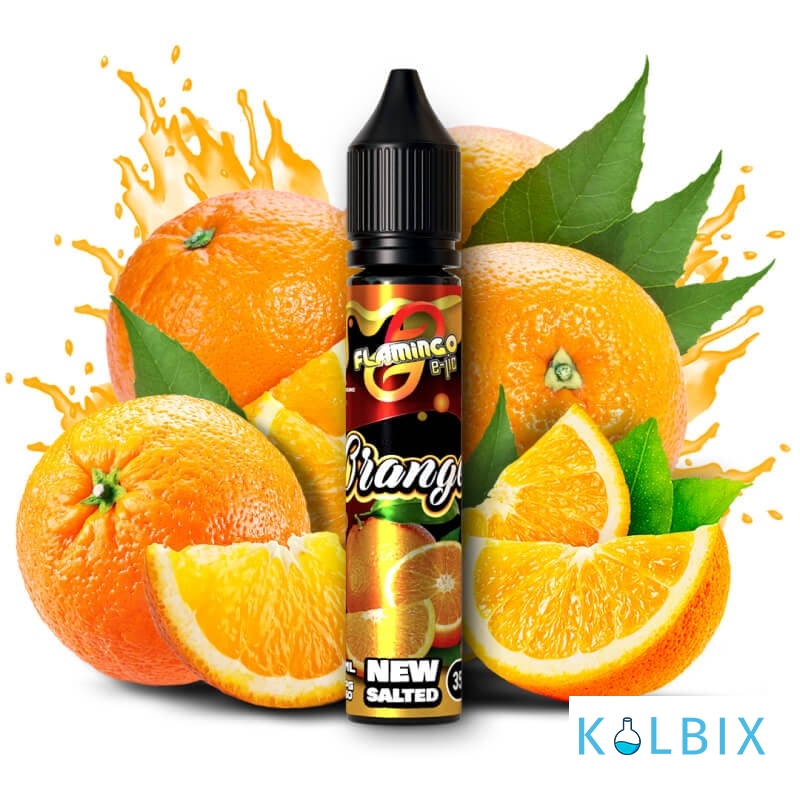 ЖИДКОСТЬ Flamingo New Salted 30 мл НА СОЛЕВОМ НИКОТИНЕ 50 мг со вкусом сицилийского апельсина