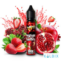 ЖИДКОСТЬ Flamingo New Salted 30 мл НА СОЛЕВОМ НИКОТИНЕ 50 мг со вкусом граната и клубники