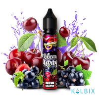 РІДИНА Flamingo New Salted 30 мл НА СОЛЬОВОМУ НІКОТИНІ 50 мг зі смаком вишні та чорної смородини