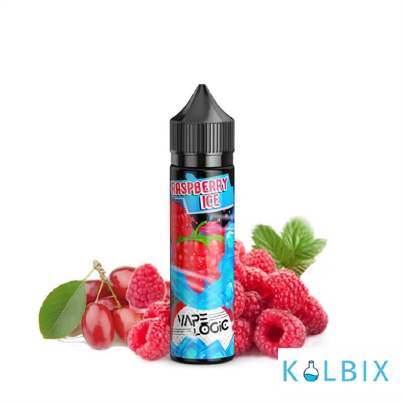 Рідина Vape Logic - Raspberry Ice 60 мл 3 мг НА ОРГАНІЧНОМУ НІКОТИНІ З СМАКОМ холодної малини та барбарису