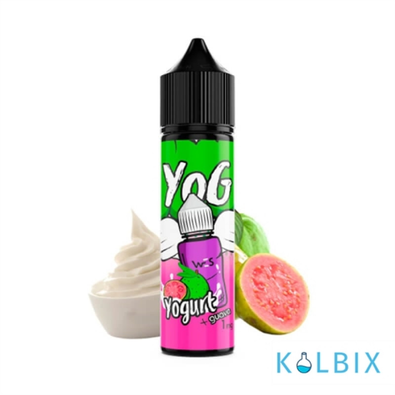 Жидкость WES Split - Yog 60 мл 1 мг НА ОРГАНИЧЕСКОМ НИКОТИНЕ СО ВКУСОМ Йогурта с гуавой