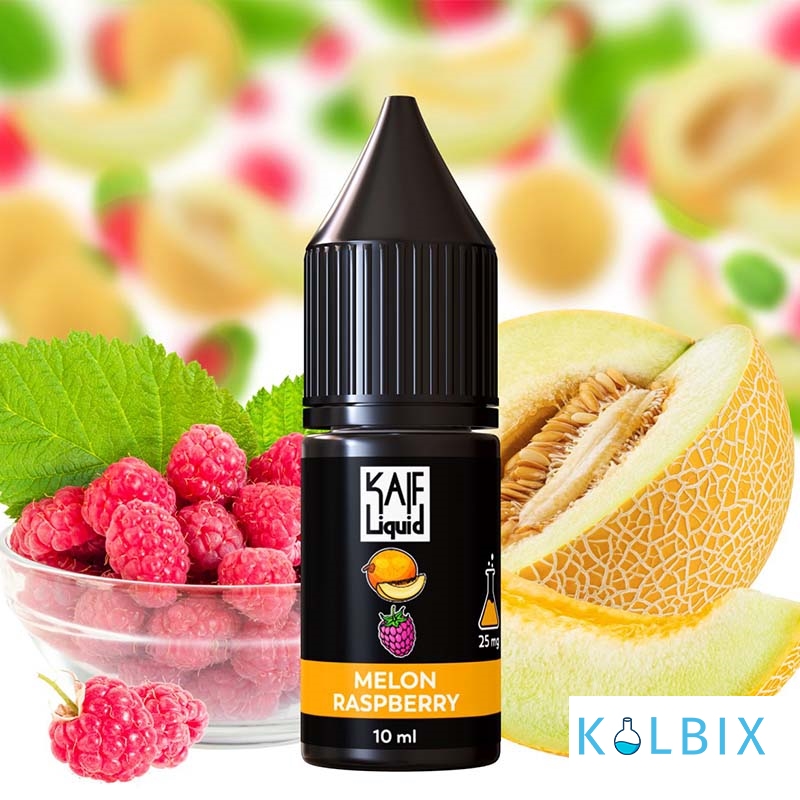Жидкость Kaif Liquid Salt 10 мл на солевом никотине 25 мг со вкусом дыни и малины
