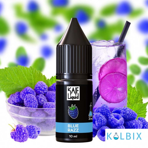Рідина Kaif Liquid Salt 10 мл на сольовому нікотині 25 мг зі смаком блакитної малини