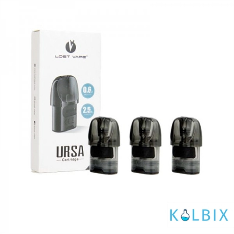 Змінний картридж Lost Vape Ursa Nano об'ємом 2.5 мл та опором 0.6 Ом