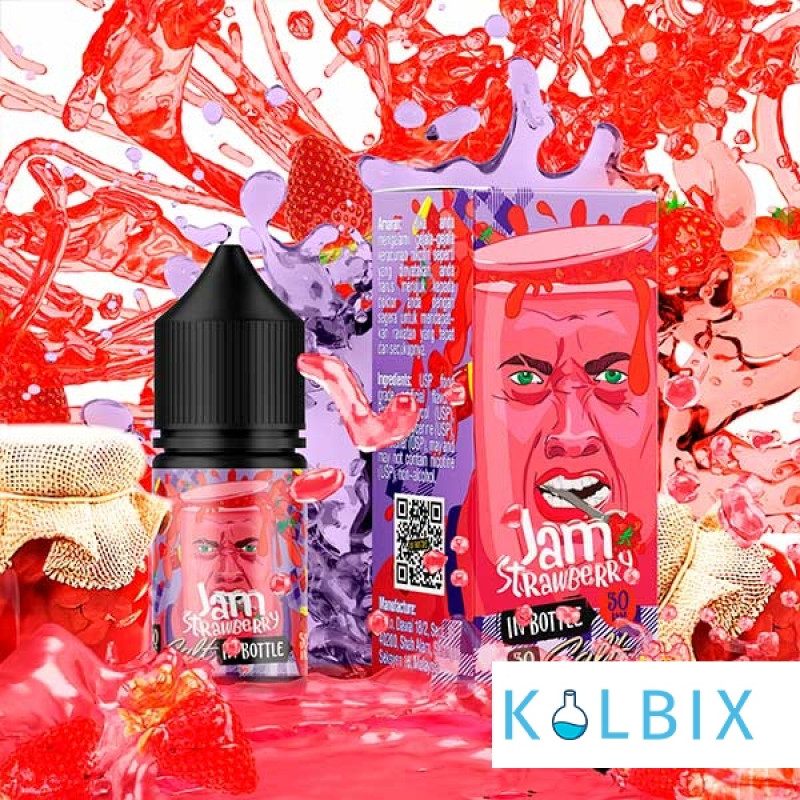 Жидкость In Bottle Salt 30 мл на солевом никотине 30 мг со вкусом клубничного джема