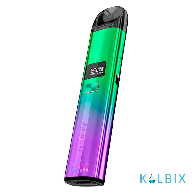 Pod-система Lost Vape Ursa Nano Pro в градиентном фиолетово-зеленом цвете