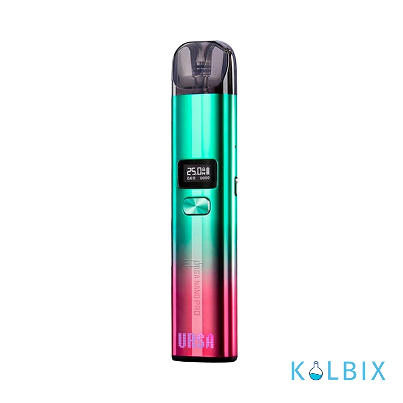 Pod-система Lost Vape Ursa Nano Pro в градиентном зелено-розовом цвете