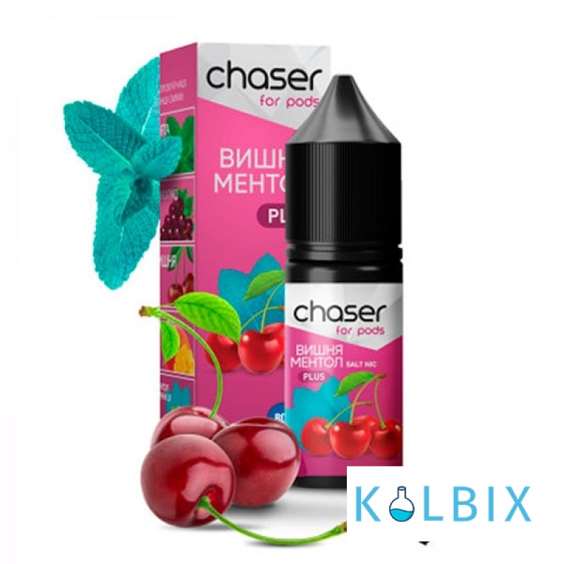 ЖИДКОСТЬ Chaser ForPods 15 мл, 30 мг НА СОЛЕВОМ НИКОТИНЕ со вкусом Вишни и ментола