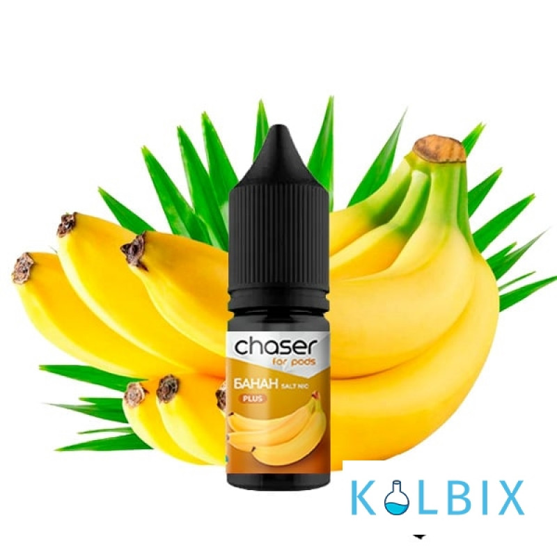 ЖИДКОСТЬ Chaser 10 мл 50 мг НА СОЛЕВОМ НИКОТИНЕ СО ВКУСОМ банана