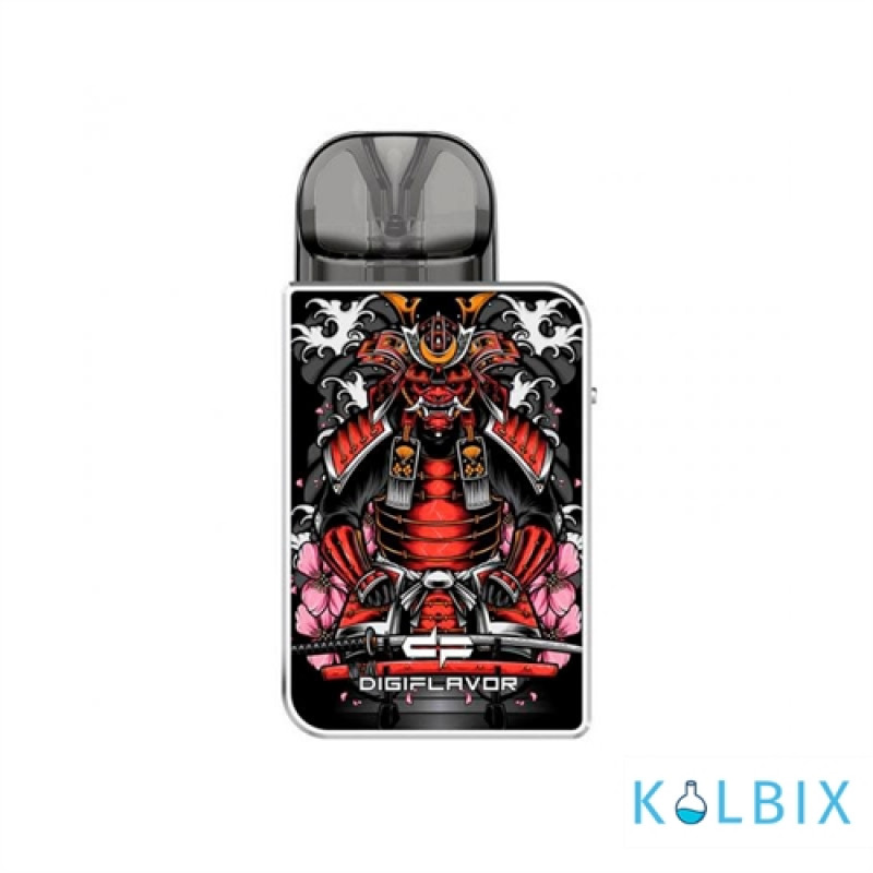ОРИГІНАЛЬНА POD-СИСТЕМА GEEKVAPE DIGIFLAVOR DIGI-U POD У КОЛЬОРІ "СРІБНИЙ САМУРАЙ"