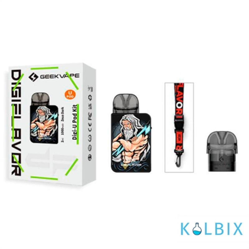 ОРИГИНАЛЬНАЯ POD-СИСТЕМА GEEKVAPE DIGIFLAVOR DIGI-U POD В РАСЦВЕТКЕ "ЧЕРНЫЙ НИНДЗЯ"
