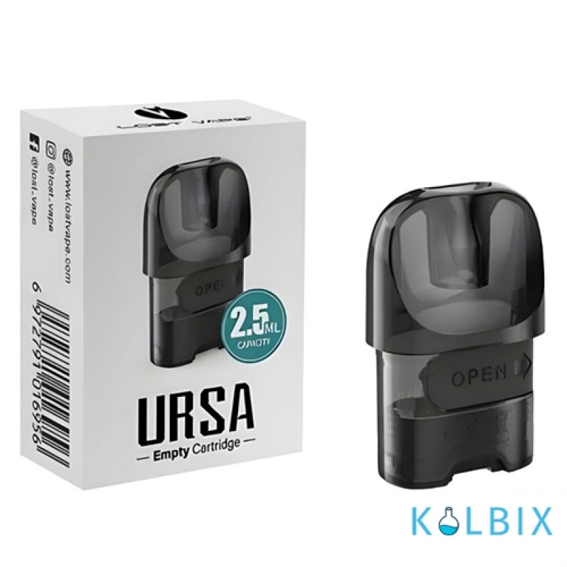 СМЕННЫЙ КАРТРИДЖ LOST VAPE URSA EMPTY 2.5 МЛ БЕЗ ИСПАРИТЕЛЯ