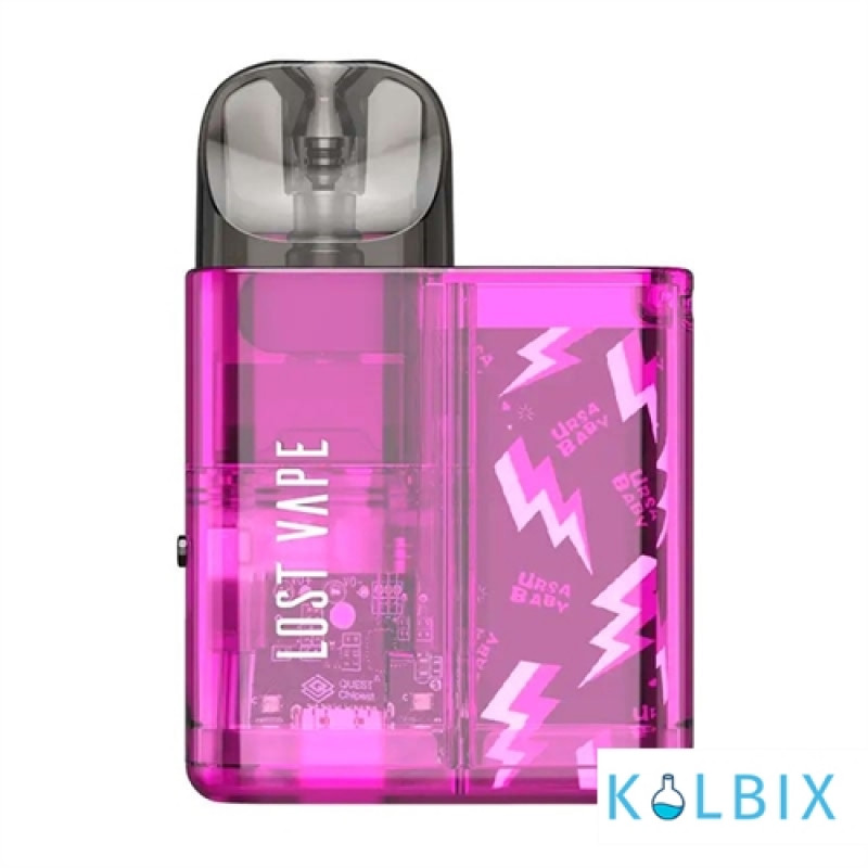 Оригинальная Pod-система Lost Vape Ursa Baby Pod Kit в ярко-розовом цвете