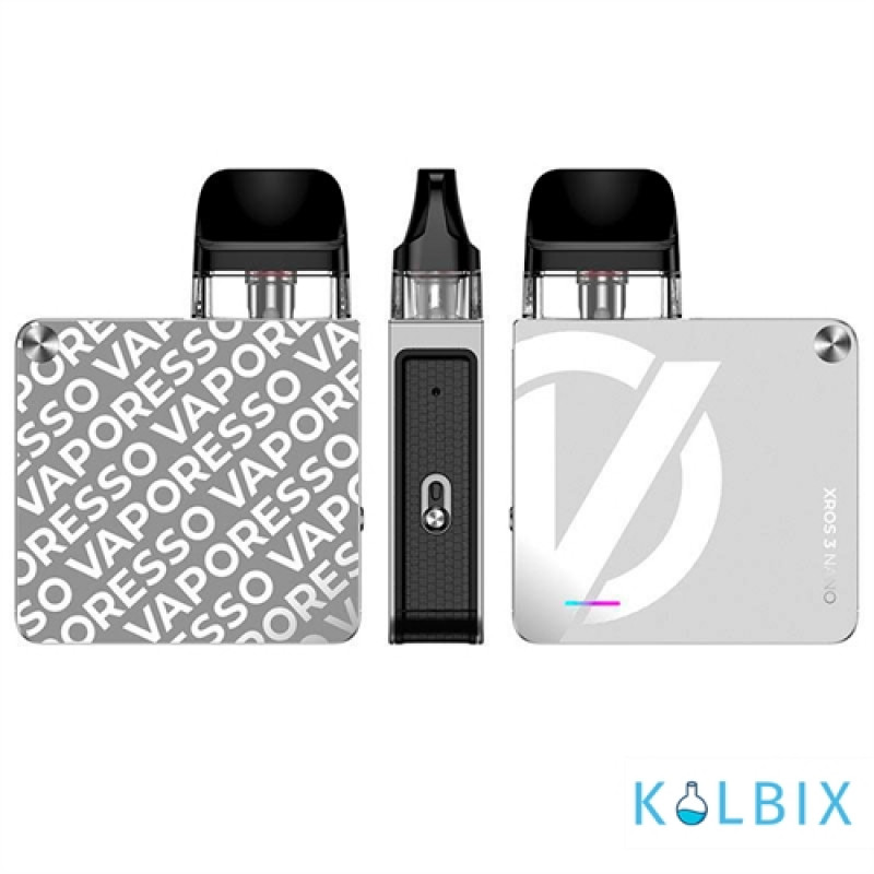 Оригинальный стартовый набор Vaporesso XROS 3 Nano Kit в серебряном цвете